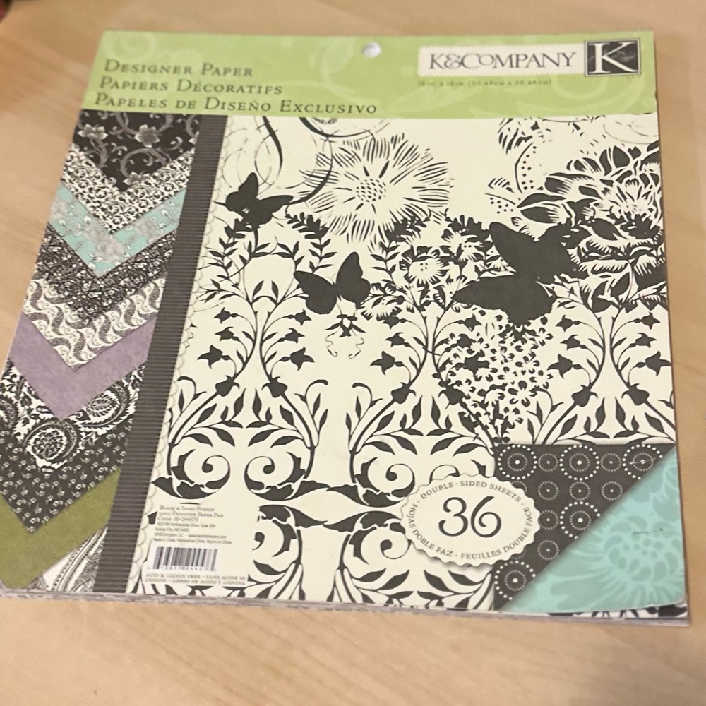 5/$20 Craft Bundle! 3x Design paper - Once Upon a Time, Floral and geometric - Picture 6 of 12